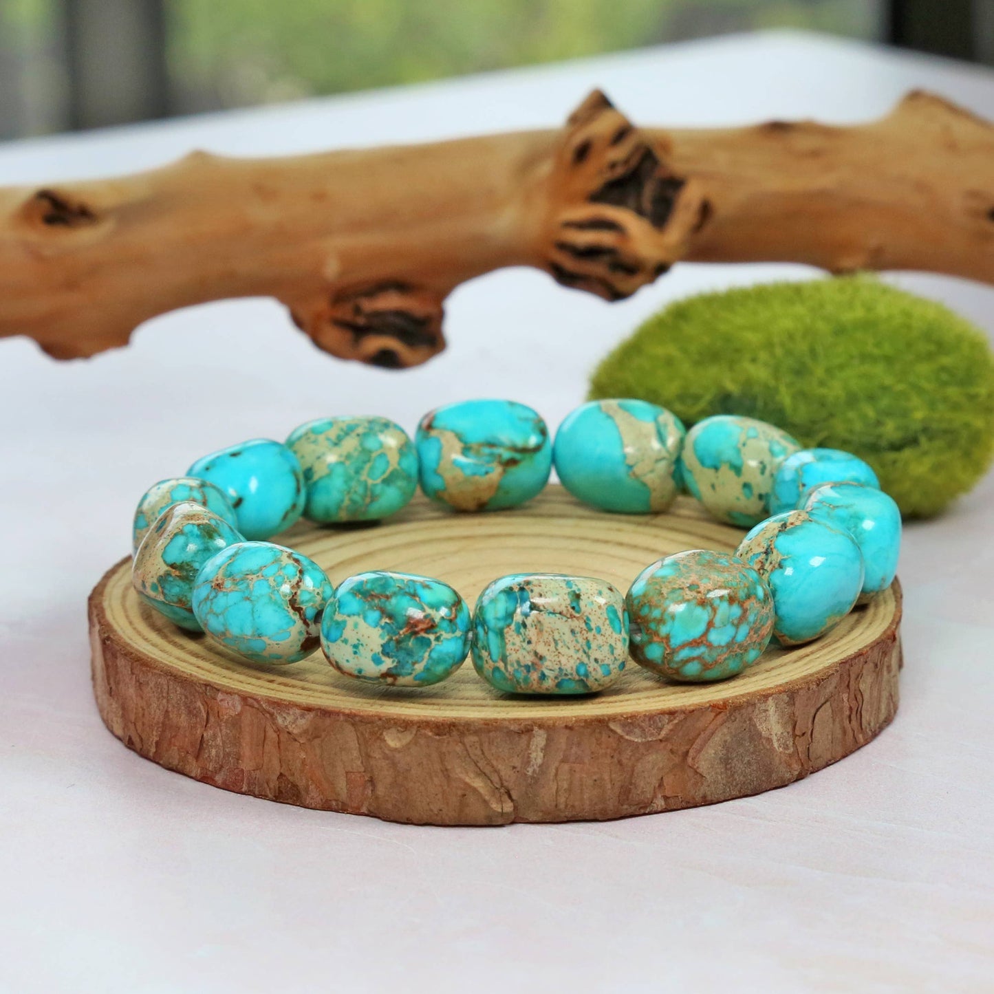 Imperial Jasper Beaded Bracelet