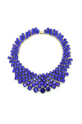 Eye Candy Los Angeles - Crystal Blue Statement Necklace