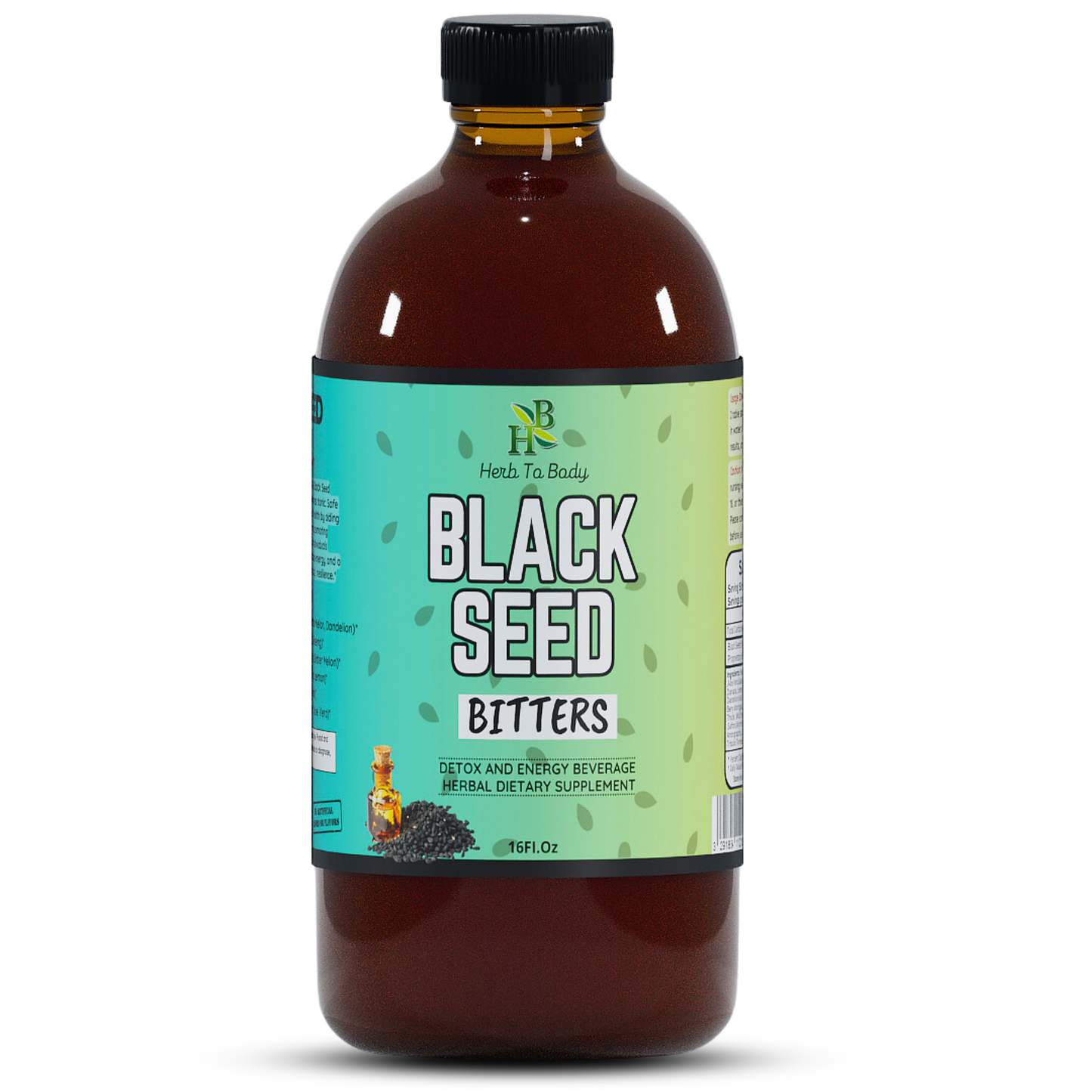 Herb To Body - Black Seed Bitter 16oz