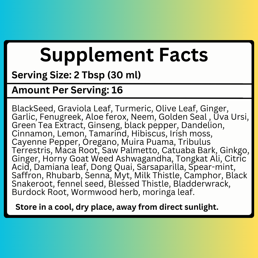 Herb To Body - Black Seed Bitter 16oz