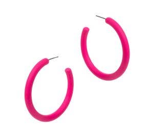 Prep Obsessed Wholesale - The Classic Enamel Hoop Earrings