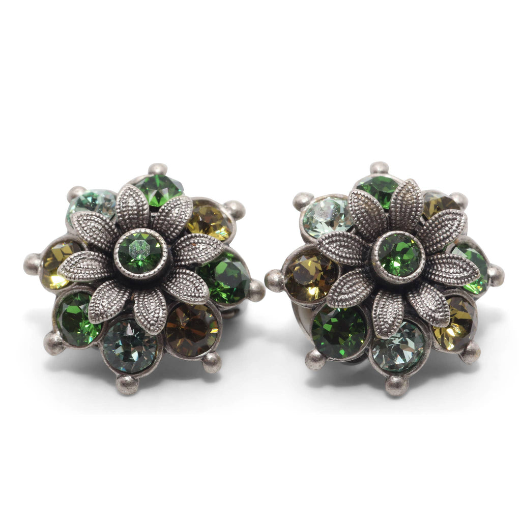 Soul Collection - Ear clip Blossom Flavia with Premium Crystal