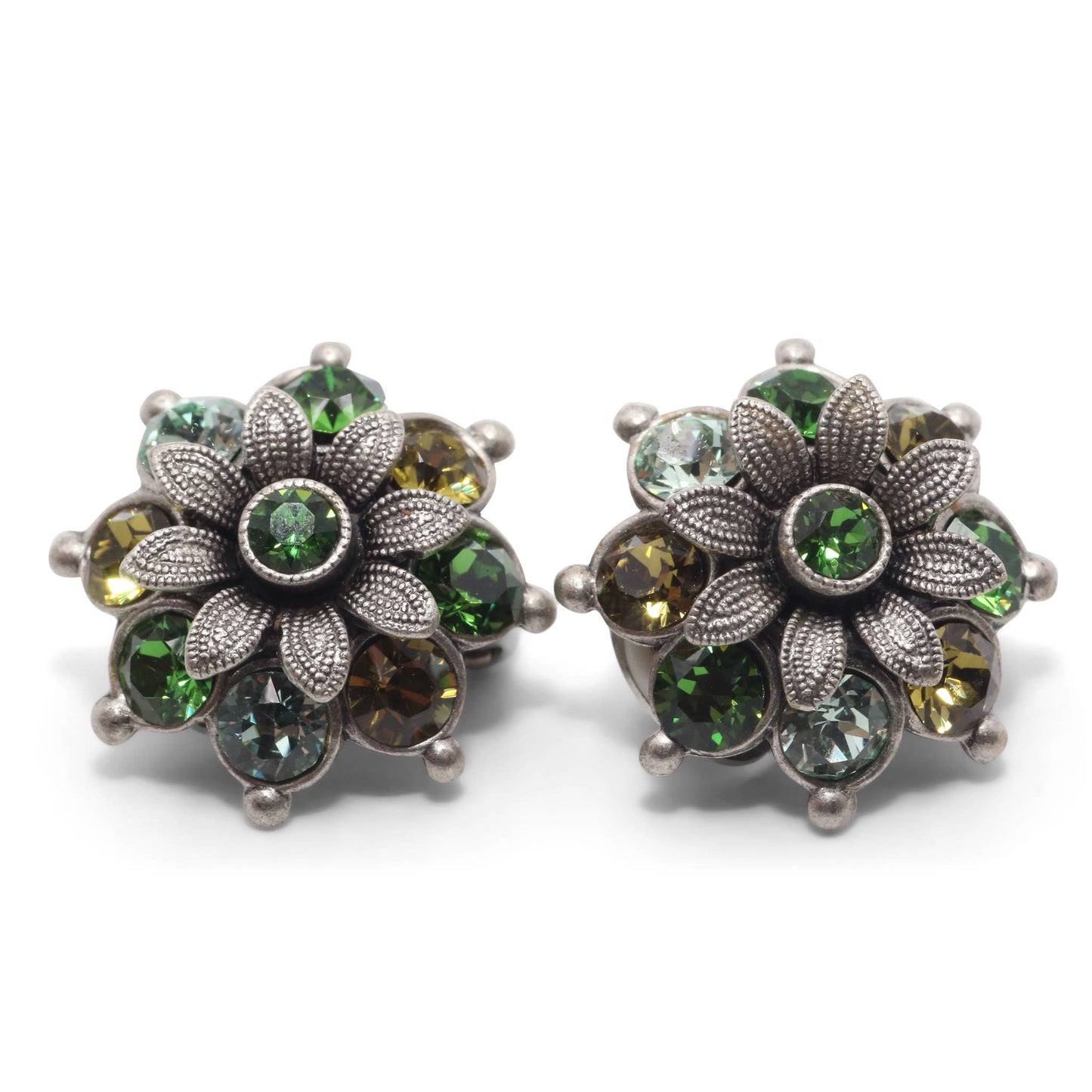 Soul Collection - Ear clip Blossom Flavia with Premium Crystal