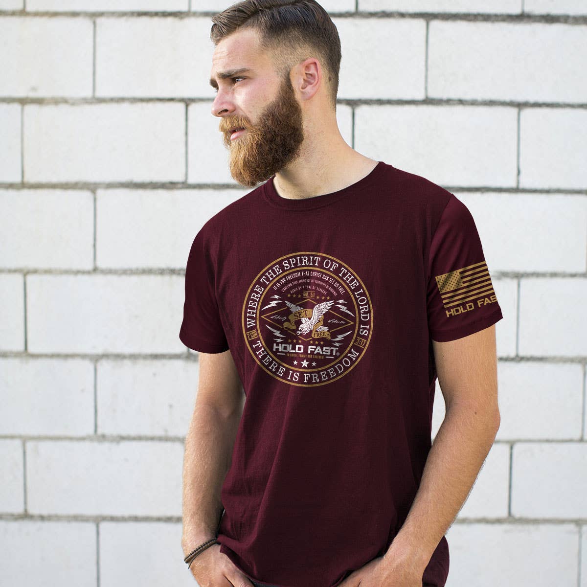 Kerusso - Hold Fast Mens T-Shirt Spirit Of The Lord