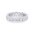 Blue Apple Imports - Full Eternity Ring Oval Simulated Cubic Zirconia