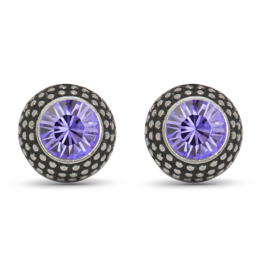 Soul Collection - Lea stud earrings with premium crystal