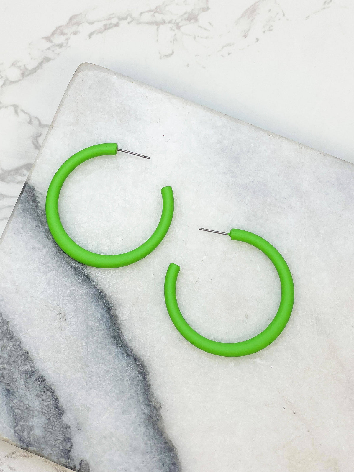 Prep Obsessed Wholesale - The Classic Enamel Hoop Earrings