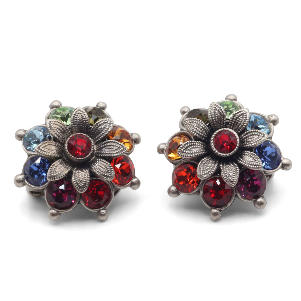 Soul Collection - Ear clip Blossom Flavia with Premium Crystal
