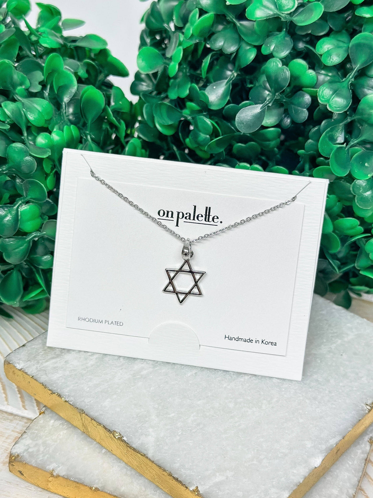 Prep Obsessed Wholesale - Star of David Pendant Necklace - Silver