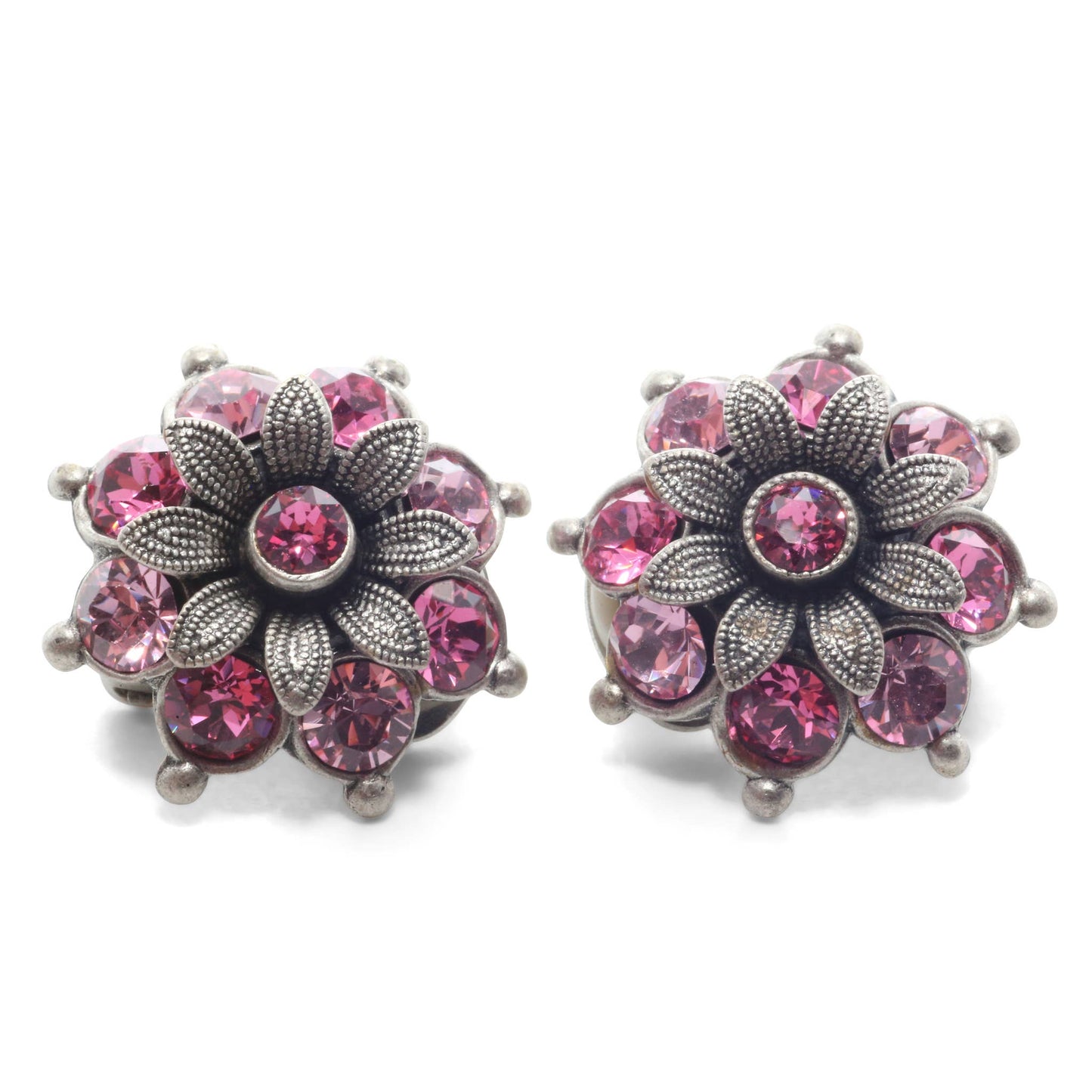 Soul Collection - Ear clip Blossom Flavia with Premium Crystal