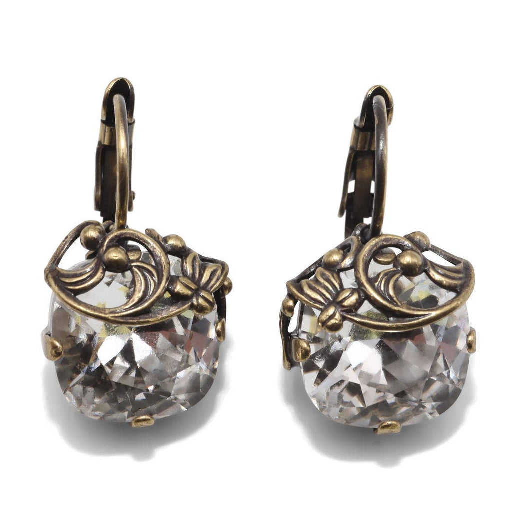 Soul Collection - Valentina drop earrings with premium crystal