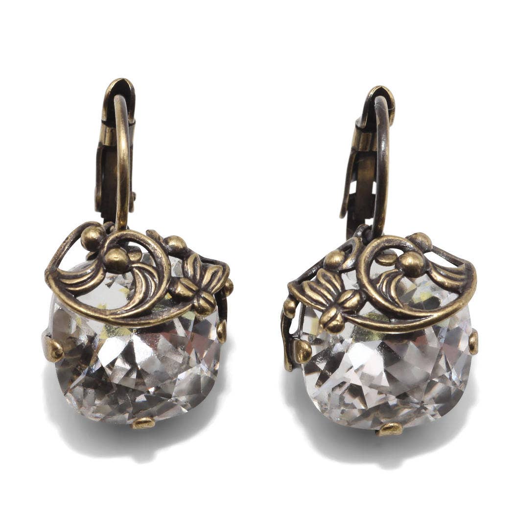 Soul Collection - Valentina drop earrings with premium crystal