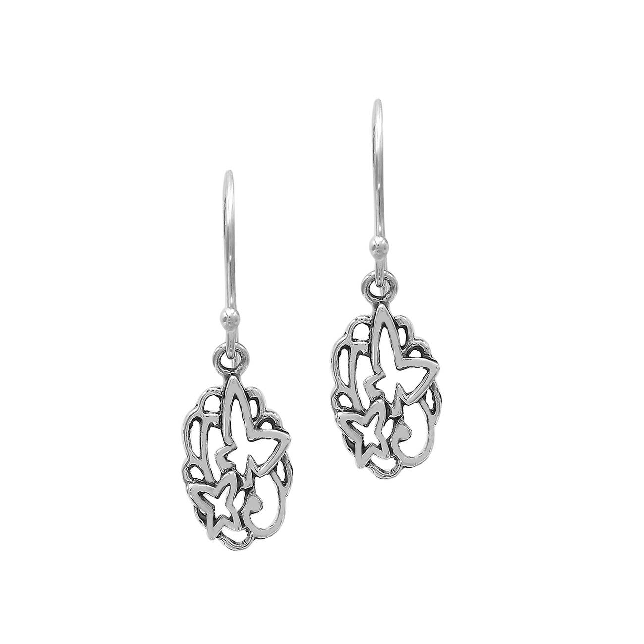 Bali Designs - AE-6308-S Sterling Silver Beautiful Simple Designer Earring