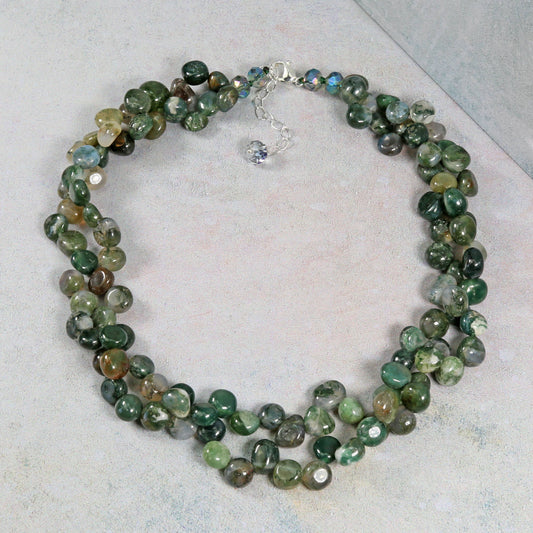 Fancy Jasper Torsade Necklace