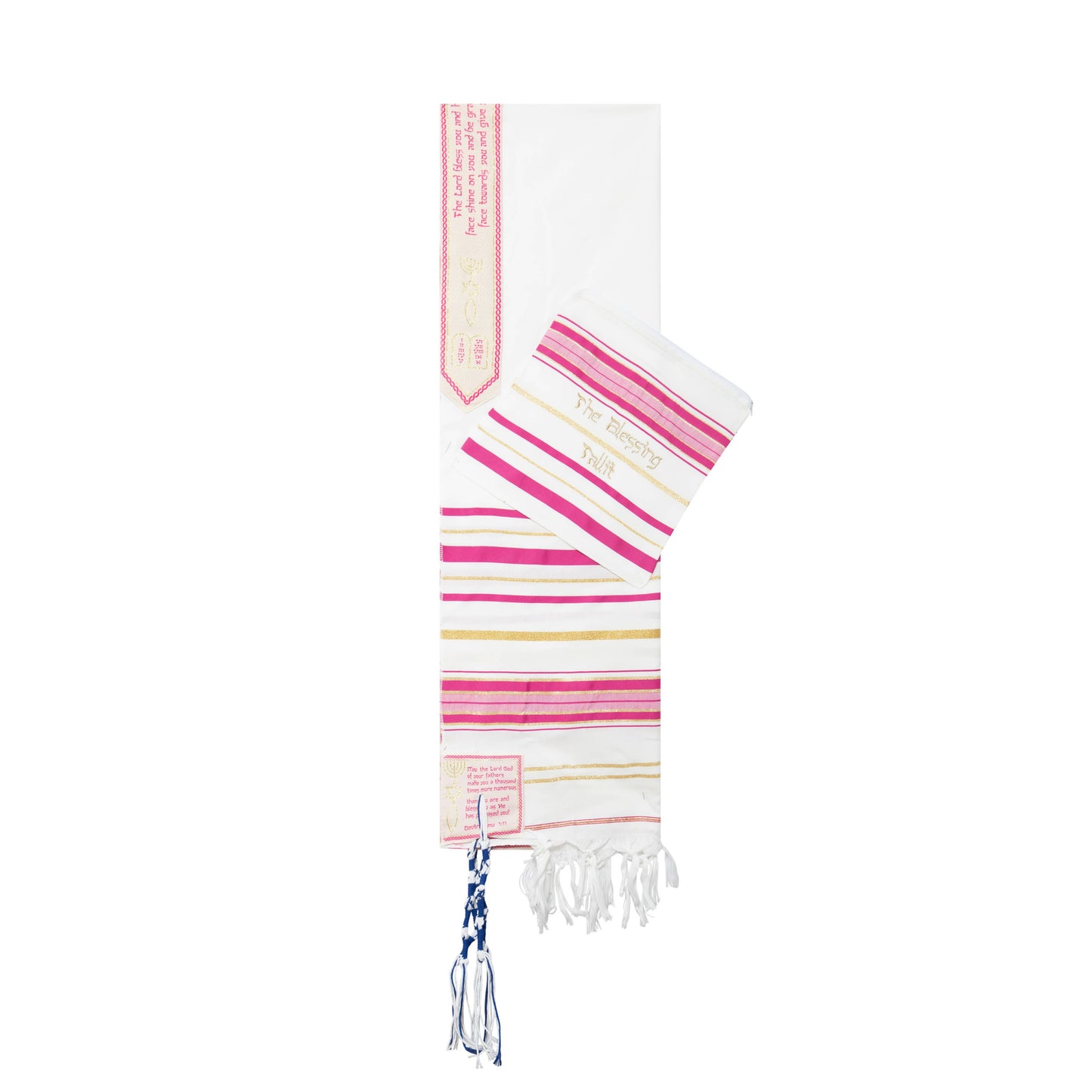 3 Arches USA - The Blessing Tallit-Prayer Shawl,Matching Bag & Brochure