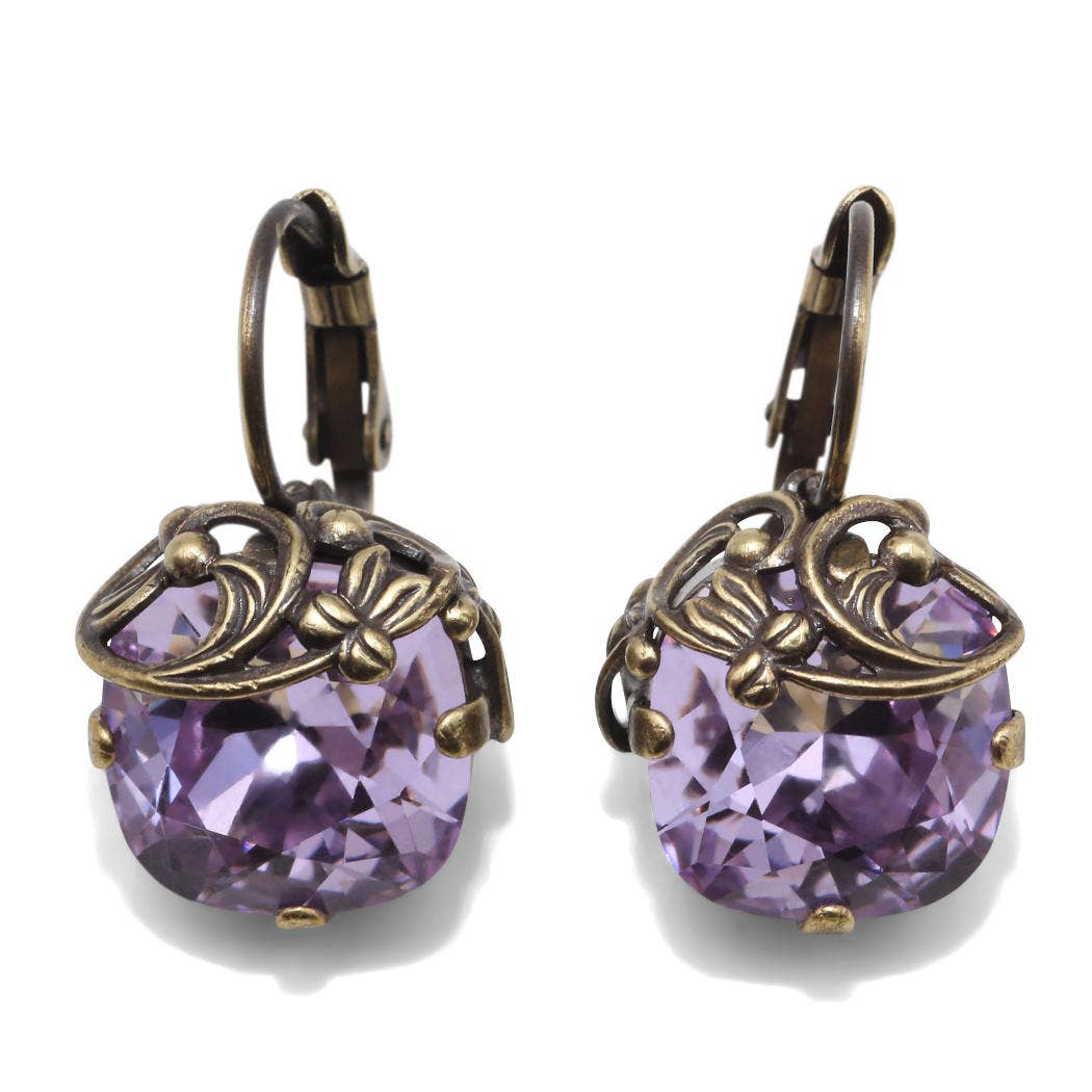 Soul Collection - Valentina drop earrings with premium crystal