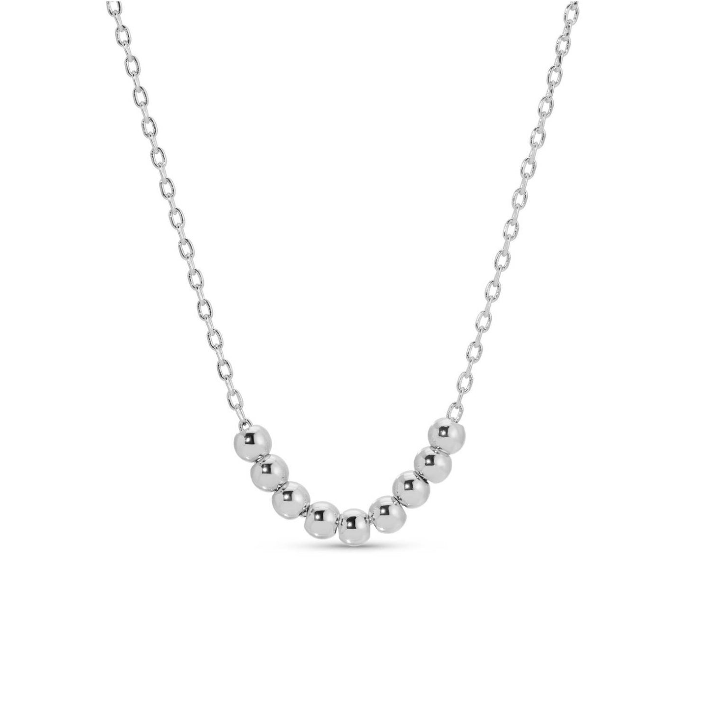Splendid Iris - Simple Bead Necklace