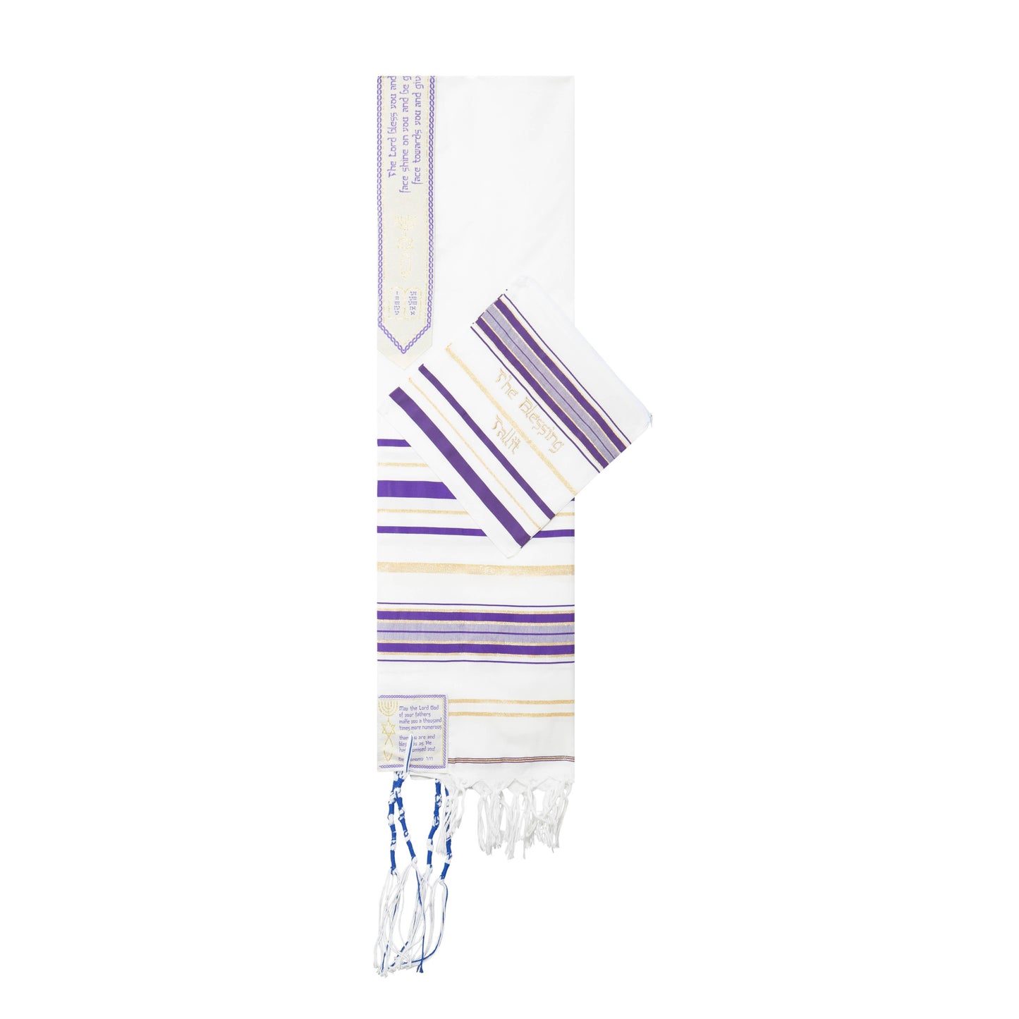 3 Arches USA - The Blessing Tallit-Prayer Shawl,Matching Bag & Brochure